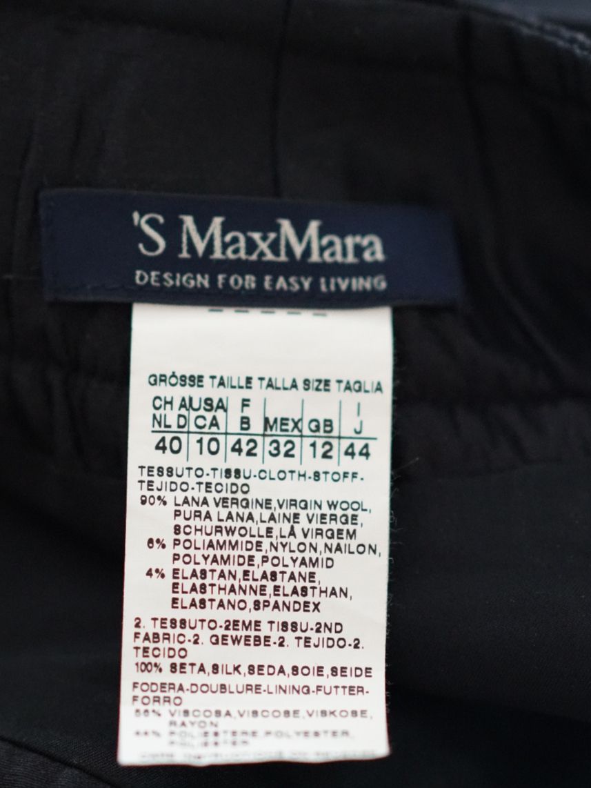Max Mara Gonne: MAX MARA Luxus-Jupe, schwarz, Gr. 40 – Nuovo (secondo la descrizione) da Zofingen venduto da NEOLO 4