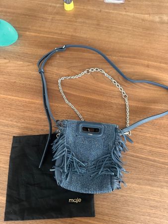 Maje M Mini Tasche blau NEU