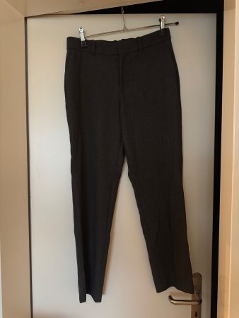 MANGO Stoffhose, Grau, Gr. 38
