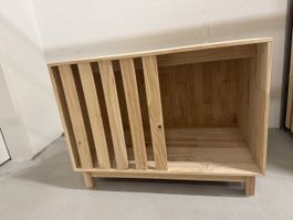 Hundehaus aus Holz naturfarben sehr guter Zustand