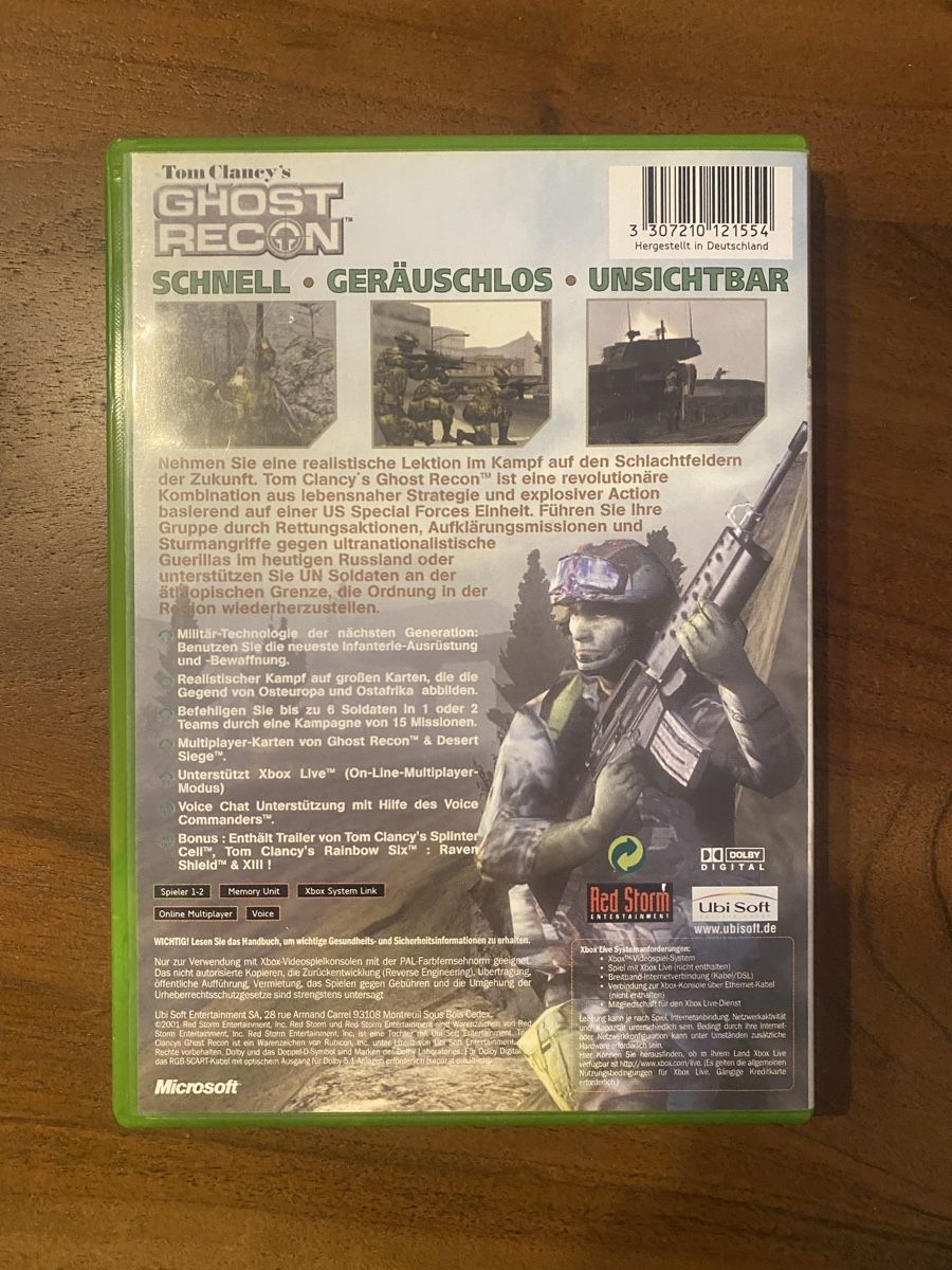 Microsoft Giochi: Tom Clancy's Ghost Recon für Xbox – Usato da Thunstetten venduto da Virus_33 2