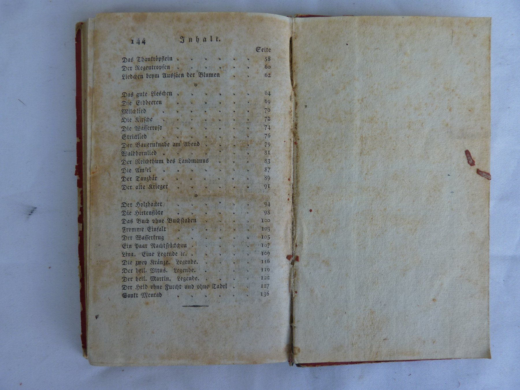Libri: Antikes Büchlein "Gedichte" 1819 – Usato da Küsnacht ZH venduto da zoliboli01 5