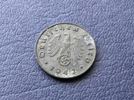 1 Reichspfennig Drittes Reich 1942 B