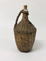 Mostflasche mit Korbgeflecht 6 Liter