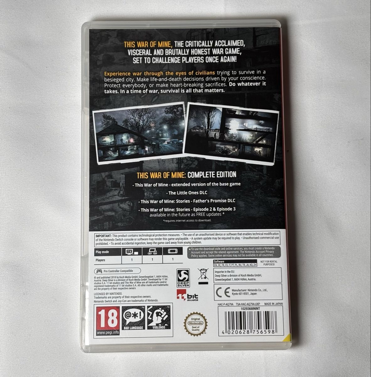 Giochi: This War of Mine Complete Edition Nintendo Switch - Ottime c – Usato da Gordola venduto da kar_gy5g 1