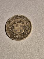 5 Rappen 1874 - Wappen - Top-Stück!