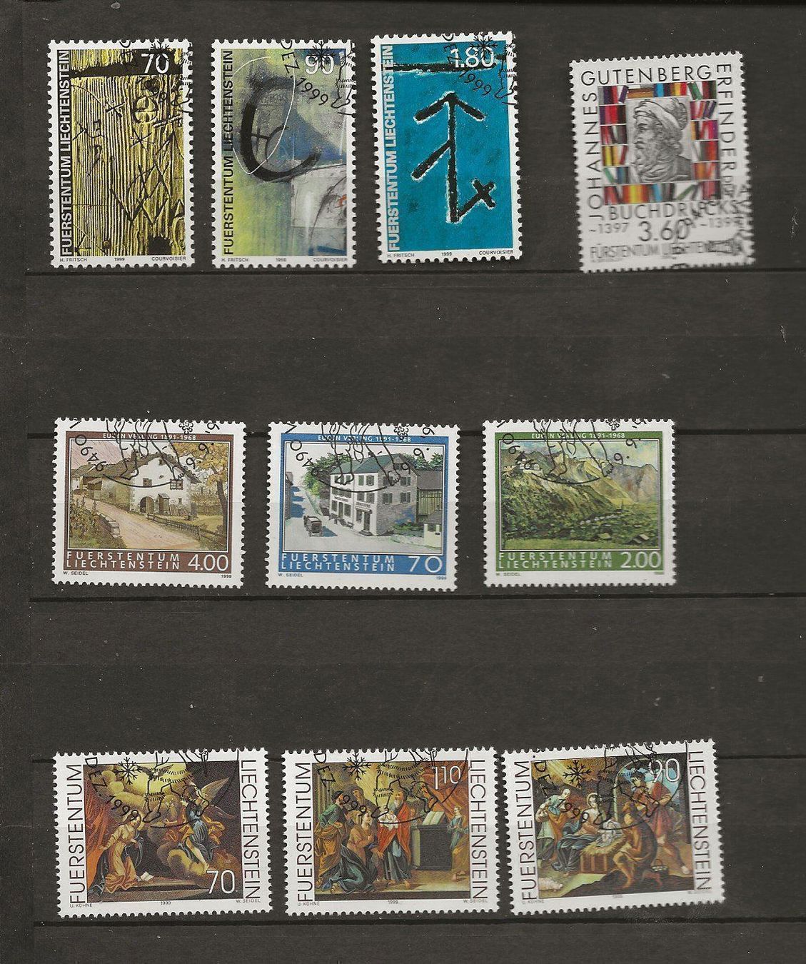 Tutti i francobolli: FL FDC Année 1999 ** – Nuovo (secondo la descrizione) da Sion venduto da PierreP01 1