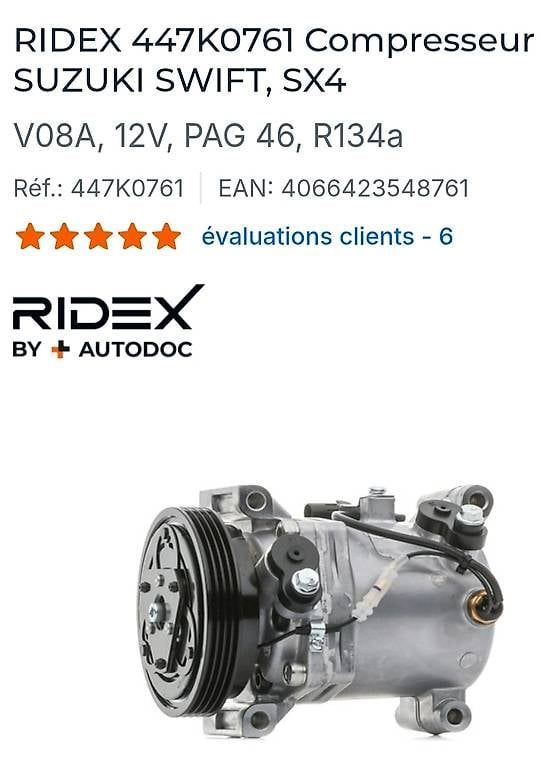 Compressori: Compresseur de clim pour Suzuki – Usato da Arbaz venduto da diabolo28 3