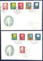 1958 Pro Juventute 2 X FDC - 1 x Ohne Adresse 1x Gelaufen