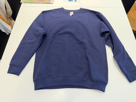 Blauer Kinderpullover Fruit of the Loom Grösse 12-13