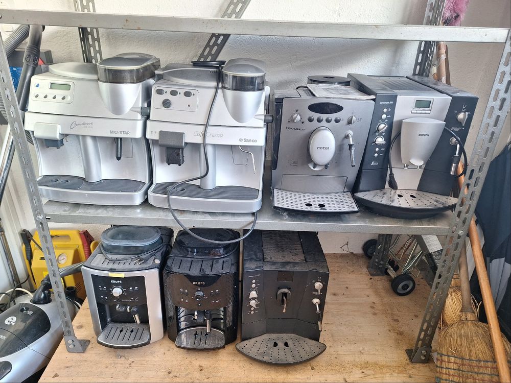11 Stück Kaffeemaschinen Vollautomaten zum Ausschlachten Kaufen auf Ricardo
