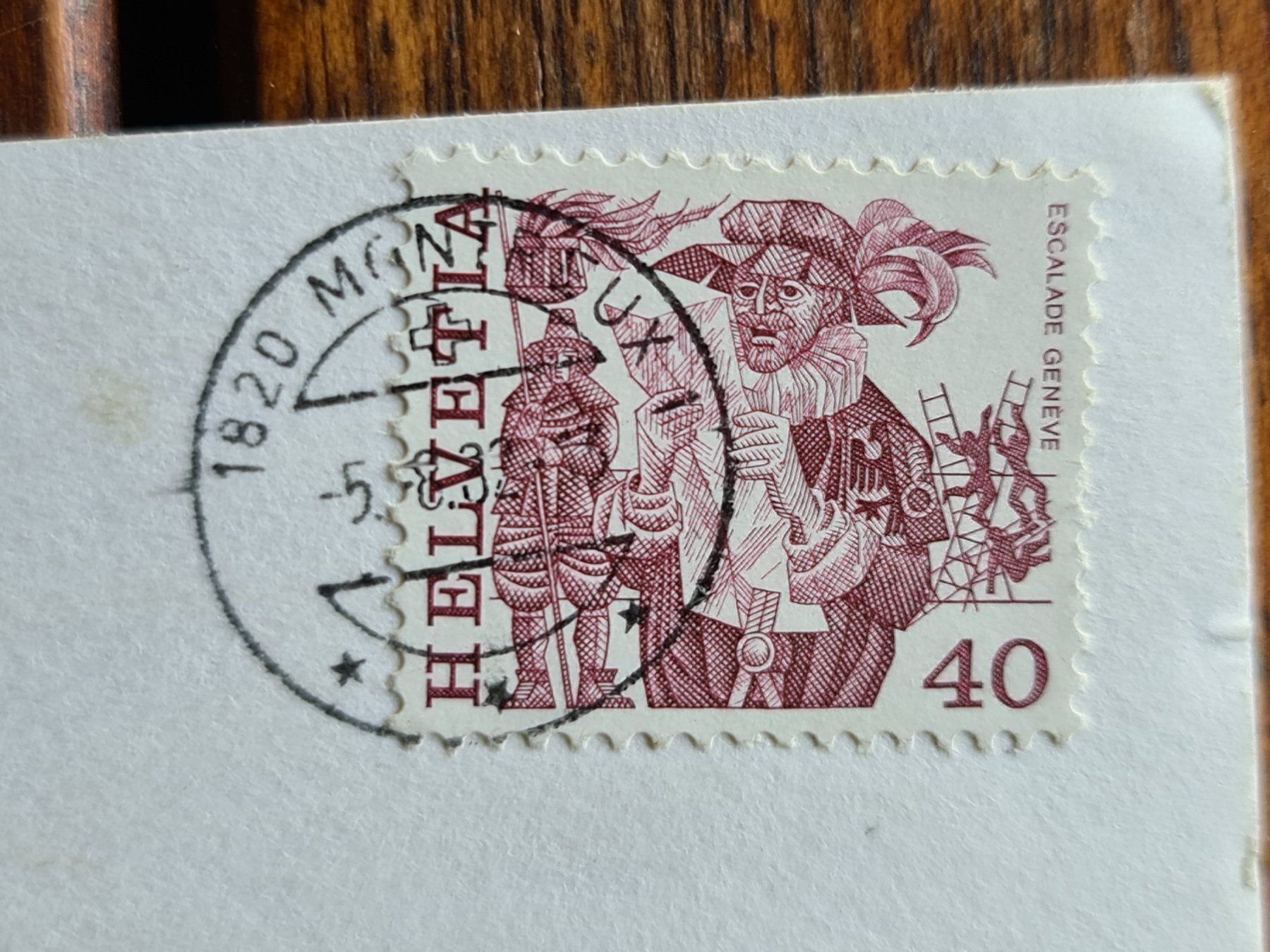 Cartoline postali: Ansichtskarte Montreux 1982 – Usato da Dintikon venduto da Vexi 1