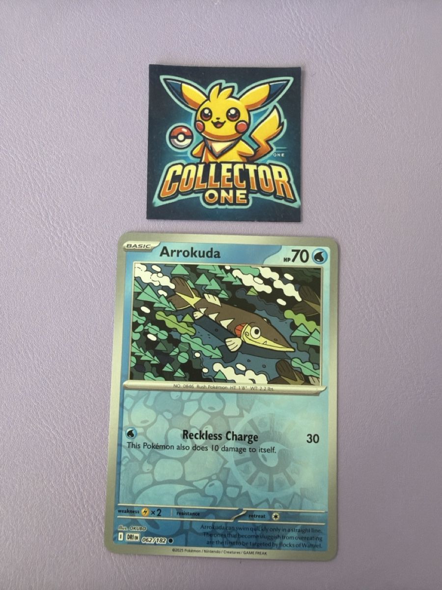 Pokémon Sammelbilder & Trading cards: Pokemon Arrokuda reverse Holo 062/182 – Neu (gemäss Beschreibung) aus Lommiswil von CollectorOne