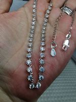 Collier argent avec diamants de moissanite de 3,8 ct GRA