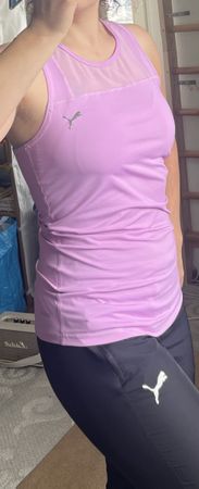 Puma Sporttop rosa/lila DryCell Gr. M
