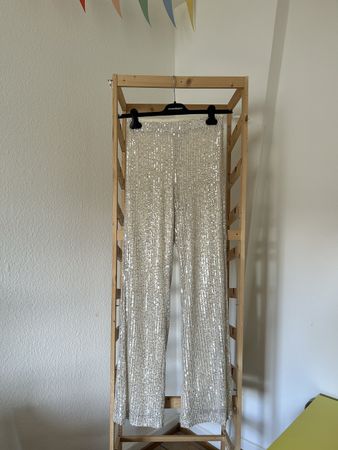 wunderschöne Palietten Hose gr xs🪩