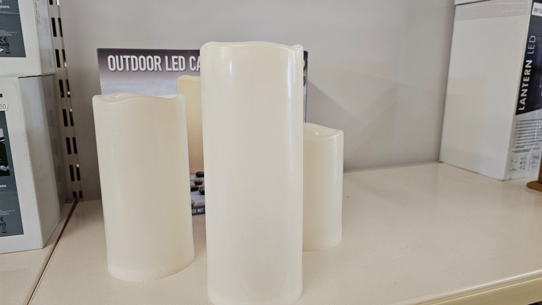 Candele: LED Kerze - 3er Set – Nuovo e nell'imballaggio originale da Koppigen venduto da Bracher_Mail-House 2
