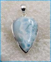 Larimar Anhänger 925 Silber