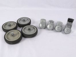 RÄDER 9 cm 4STK +4STK Lenkrollen