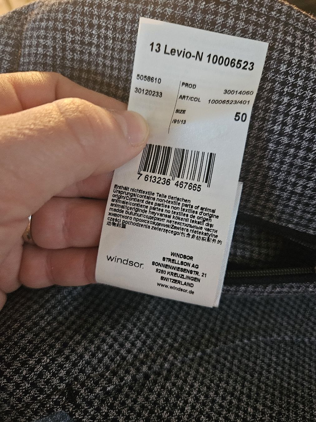 Windsor Cappotti: Businessmantel Windsor 50 – Usato da Altendorf venduto da nab_mxj7 3