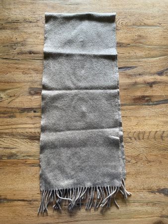 écharpe en laine beige