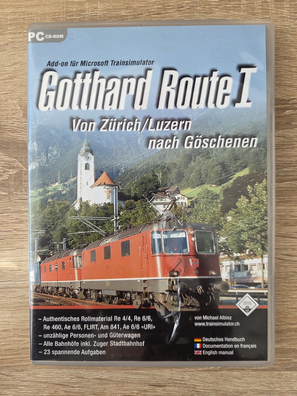Microsoft Giochi: Gotthard Route I for Microsoft Train Simulator Multilang- PC – Usato da Carouge GE venduto da Franllo
