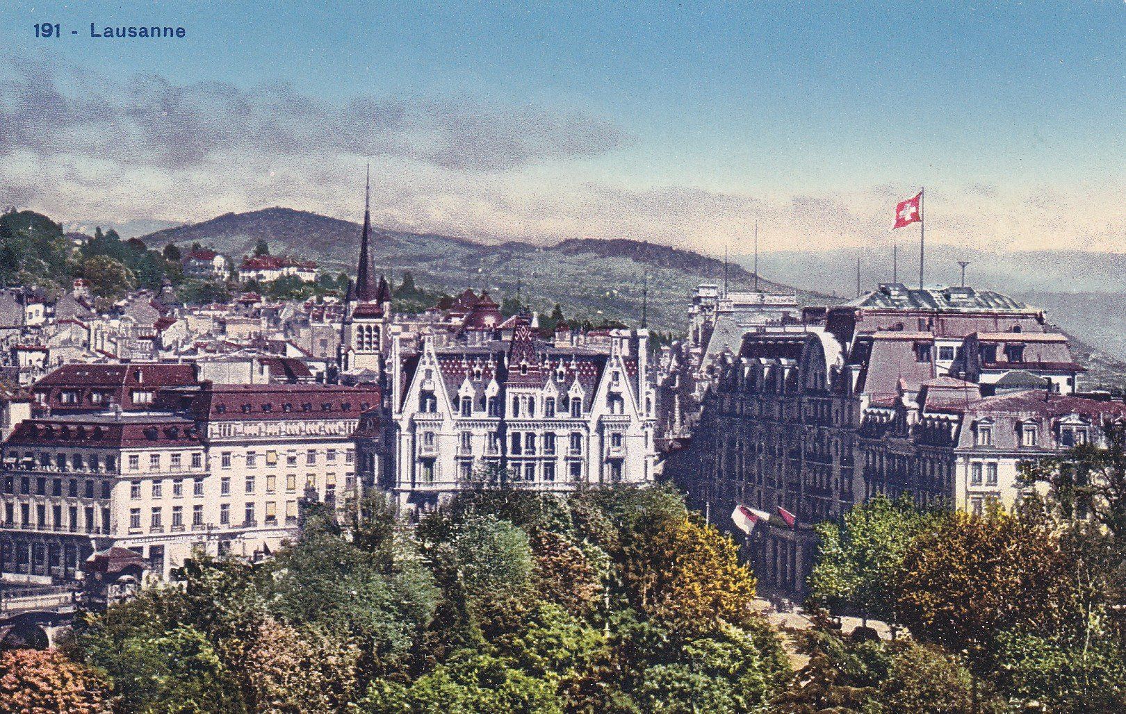 Cartoline postali: Lausanne N° 191 – Usato da Cormoret venduto da Pascalll2001