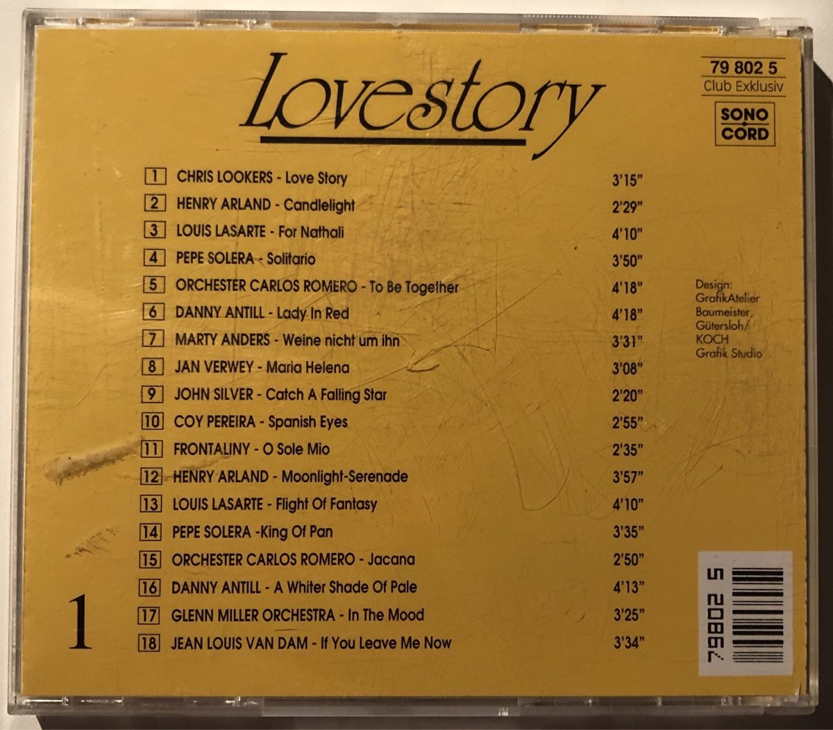 CD: Lovestory - 18 instrumentale Tophits, Musik, CD – Usato da Hinwil venduto da anj_w882 1