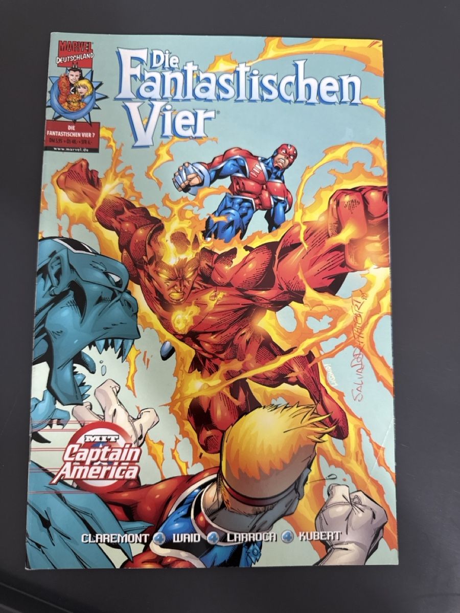 Fumetti: Fantastische Vier Comic mit Captain America – Usato da Staad SG venduto da Dut_wwd8