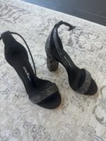 Ferragamo hill sandals with crystals NEW 37.5