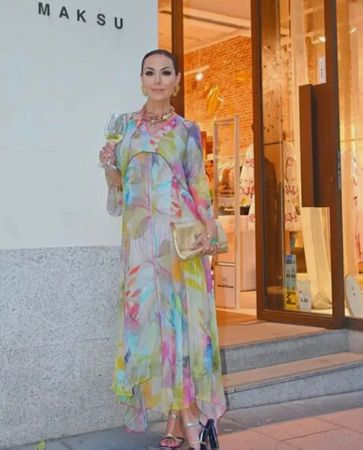 Zara Kaftan Sommerkleid GR S