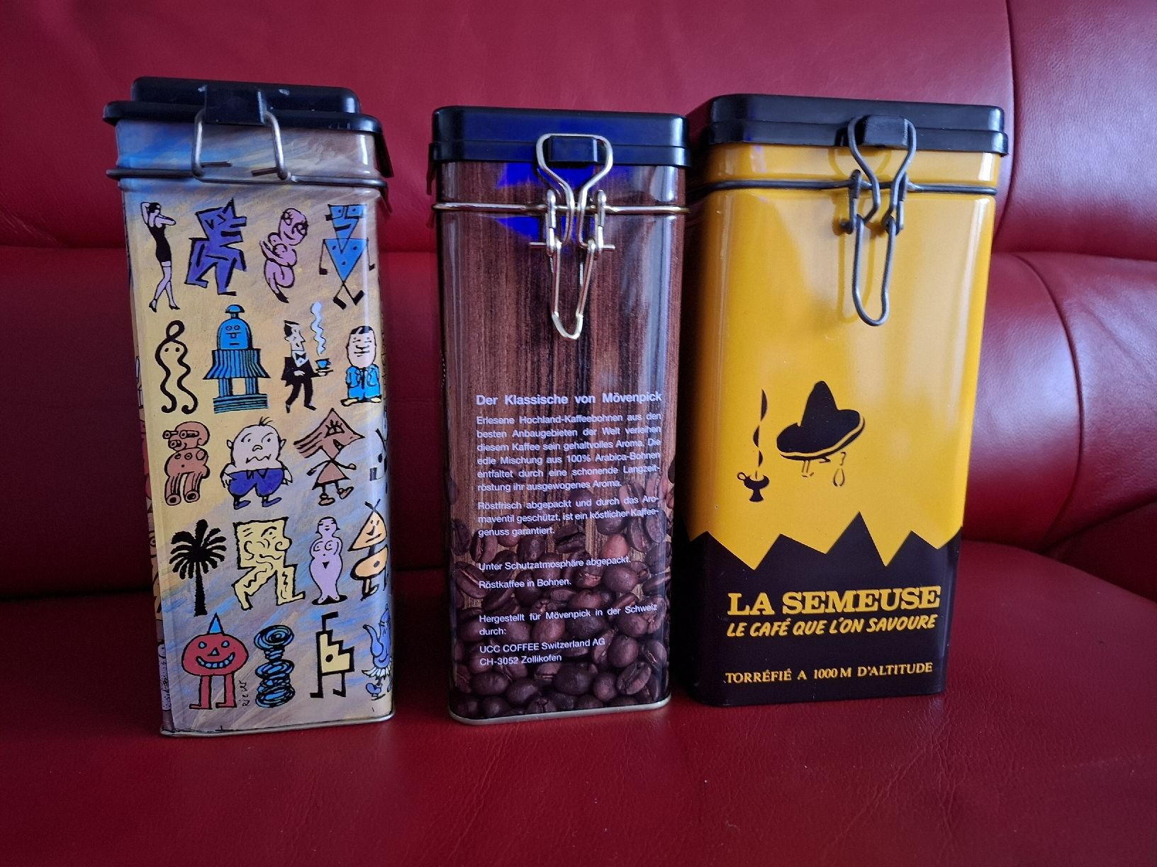 Dosen: 3 boîtes à café vintage – Gebraucht aus Moutier von Carambaaa 3