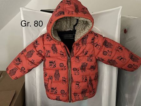 Warme Winterjacke, Gr. 80