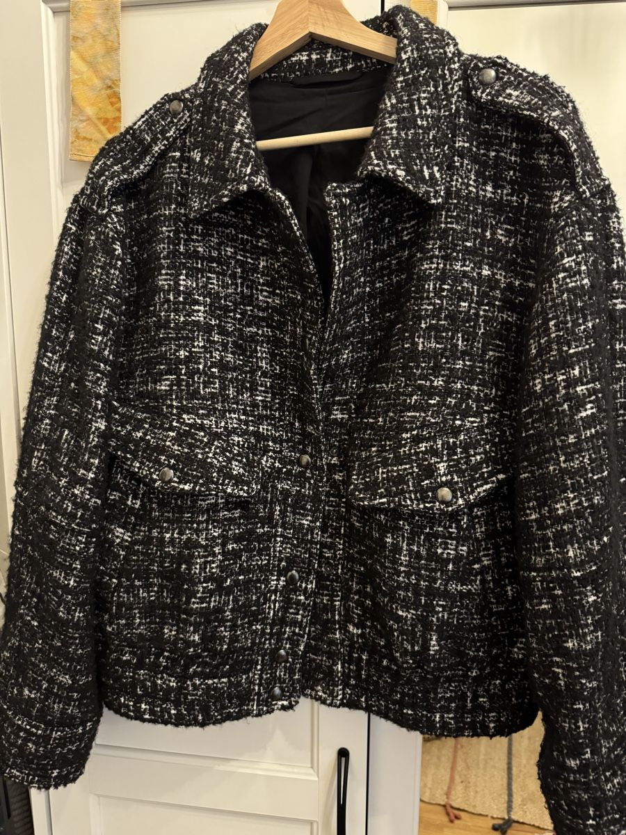 Other Stories Giacche: & Other Stories tweed bomber jacke – Nuovo (secondo la descrizione) da Zürich venduto da ann_mr2x 2