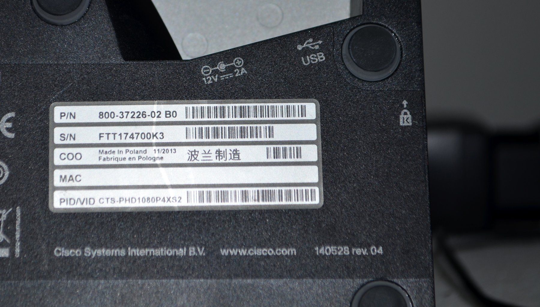 Videocamere: Cisco TTC8-05 TelePresence Precision HD – Usato da Collonges venduto da arashee 7