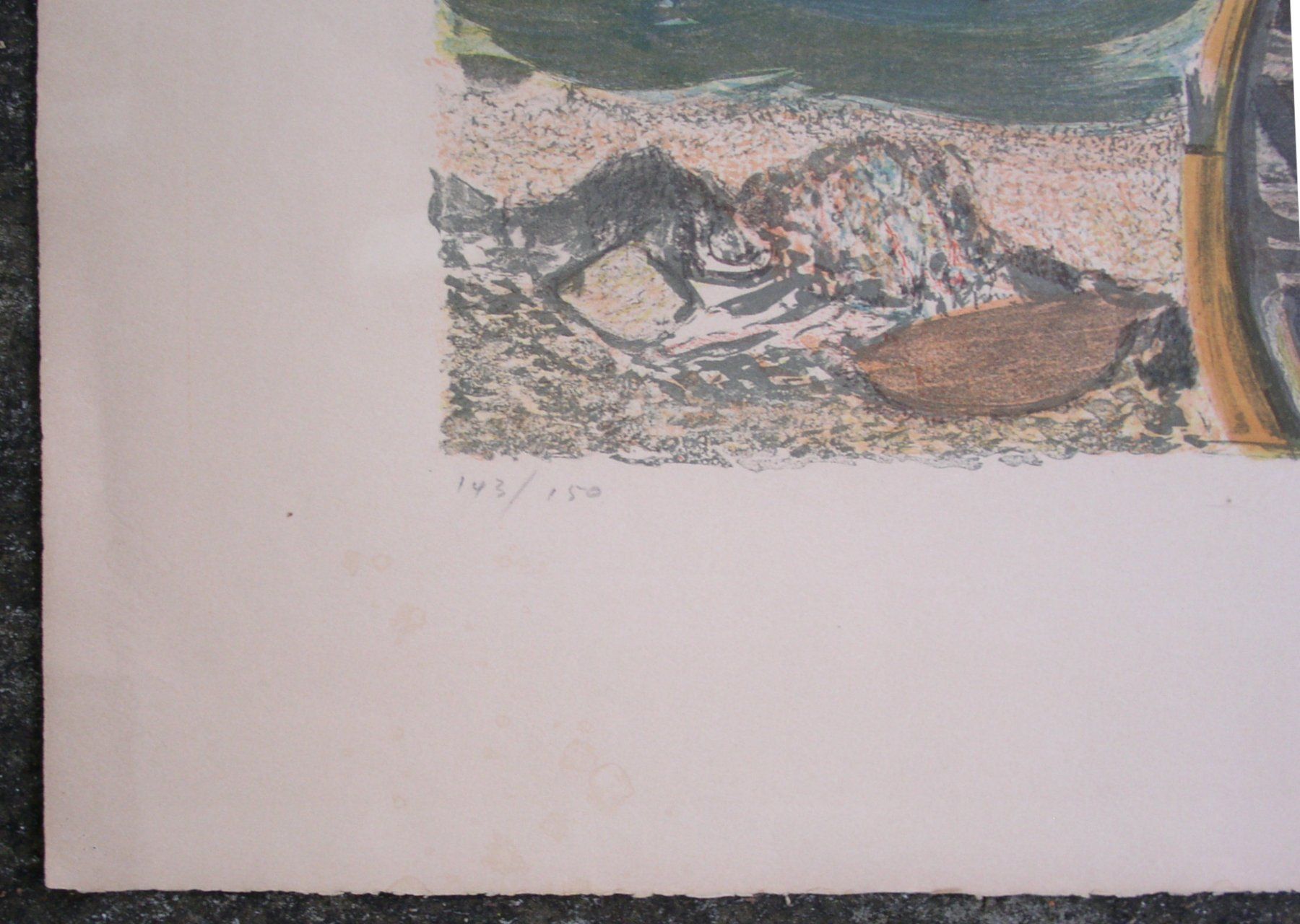 Grafiken & Lithographien: Adrien Holy Grosse Lithographie num. sign. und dat. – Gebraucht aus Cavigliano von zamamasa 2