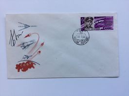Weltraum Bykowsky offizieller KNIGA signierter Brief OU
