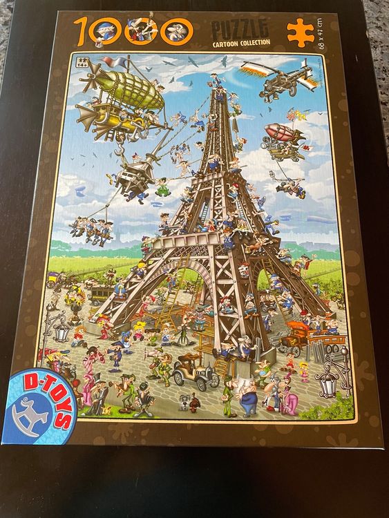 Lais Puzzle „Paris, Eiffelturm“ – 1000 Teile, Mit Stabiler Schachtel