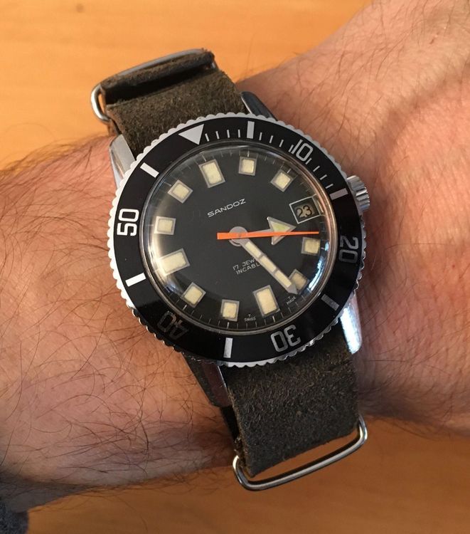 Montre Sandoz Diver vintage Kaufen auf Ricardo