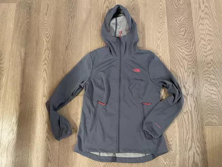 The North Face Softshell grau/blau Grösse L