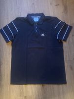 Vintage Polohemd Adidas dunkelblau 