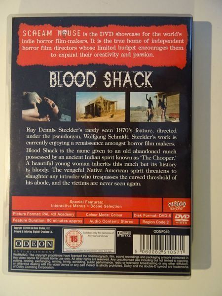 Tutti i DVDs: Blood Shack (Englisch) – Usato da Erstfeld venduto da Mario_boe0 2