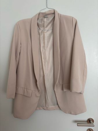 Elegante Damen Blazer Jacke in Beige, Grösse L