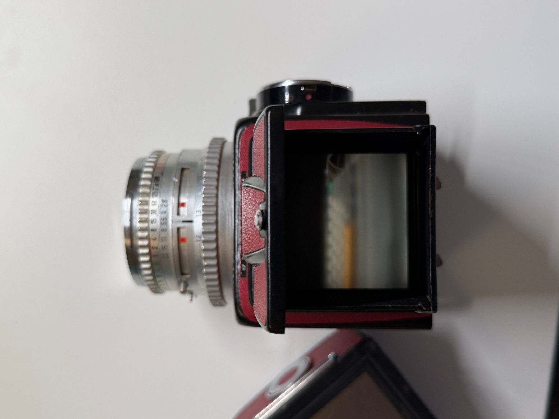Hasselblad Fotocamera: Hasselblad 500C mit C80 Black mit gewechseltem Leatherette – Usato da Zürich venduto da ric_wz68 4