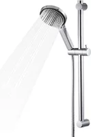 Brausestange Duschkopf 6 Strahlarte 1 Edelstahl 60cm Chrom