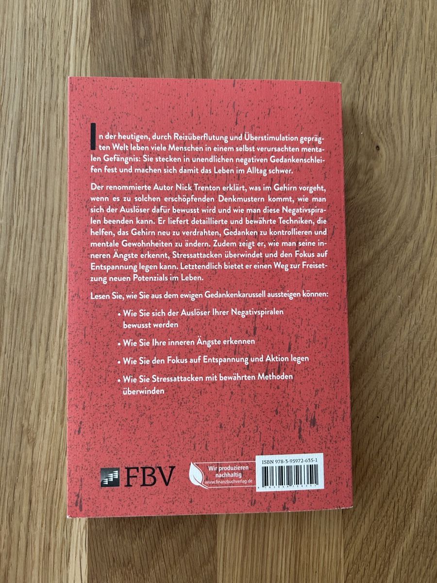 Libri: STOP OVERTHINKING Nick Trenton Buch neuwertig – Usato da Seuzach venduto da Miss_Lavendel96 1