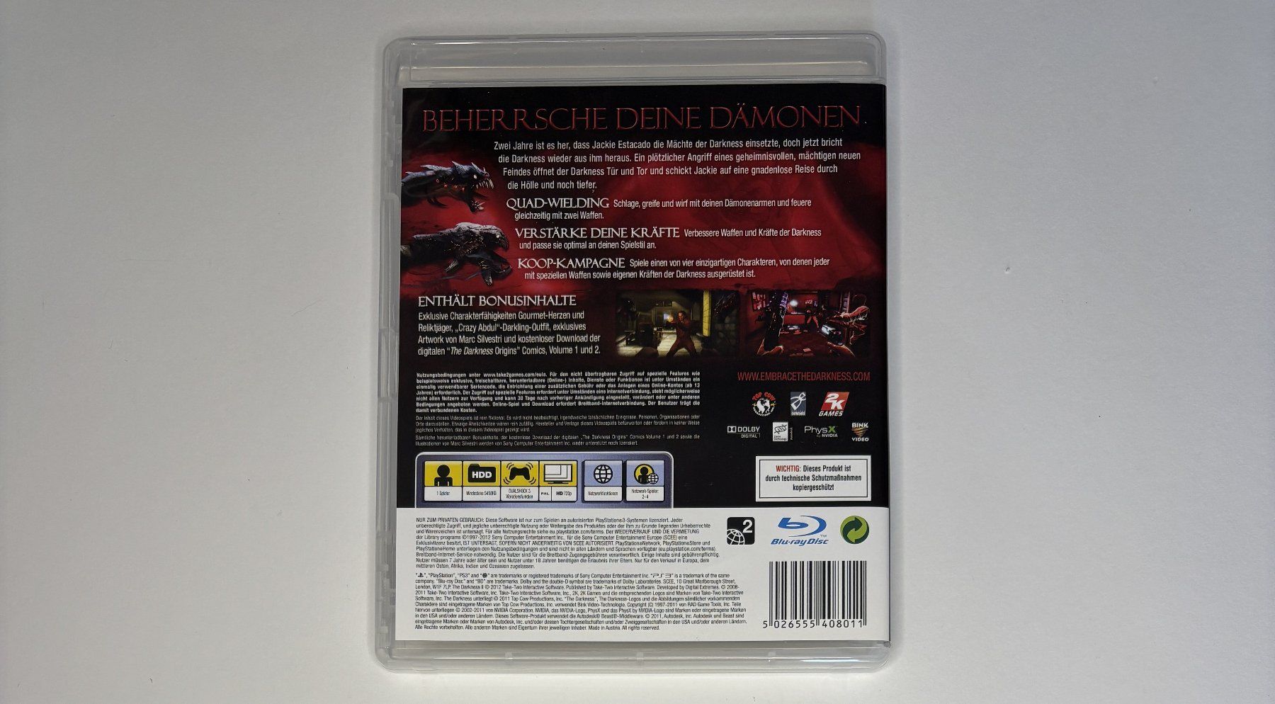 Giochi: PS3 - The Darkness II – Usato da Allschwil venduto da Bullach 2