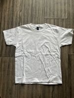 5 weisse Kinder T- Shirts, 116/134