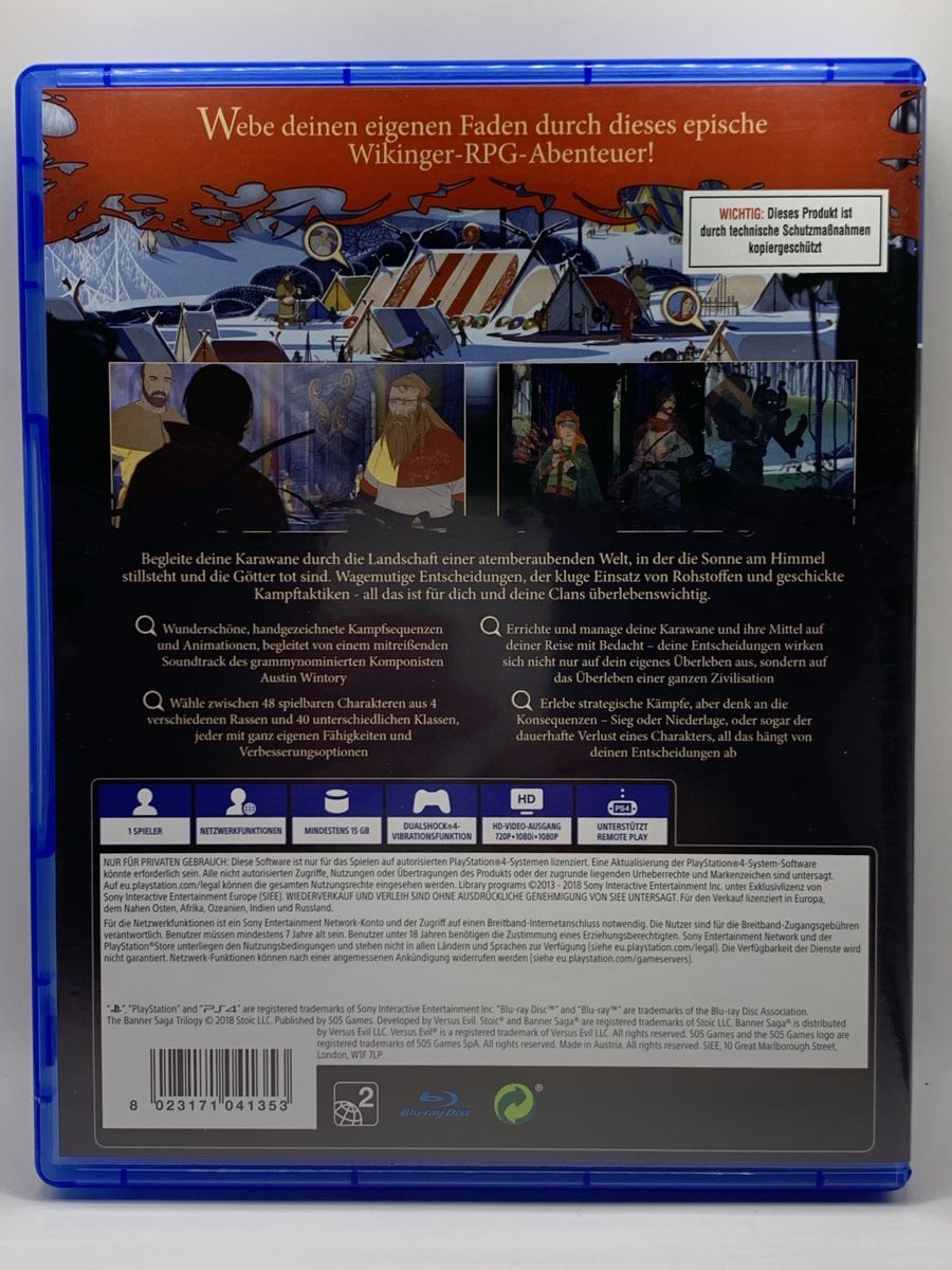 Sony Spiele: The Banner Saga Trilogy Bonus Edition - PS4 – Gebraucht aus Ostermundigen von RG-Collector 1