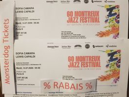 2 Montreux Jazz Lewis Capaldi - A partir RABAIS -50%